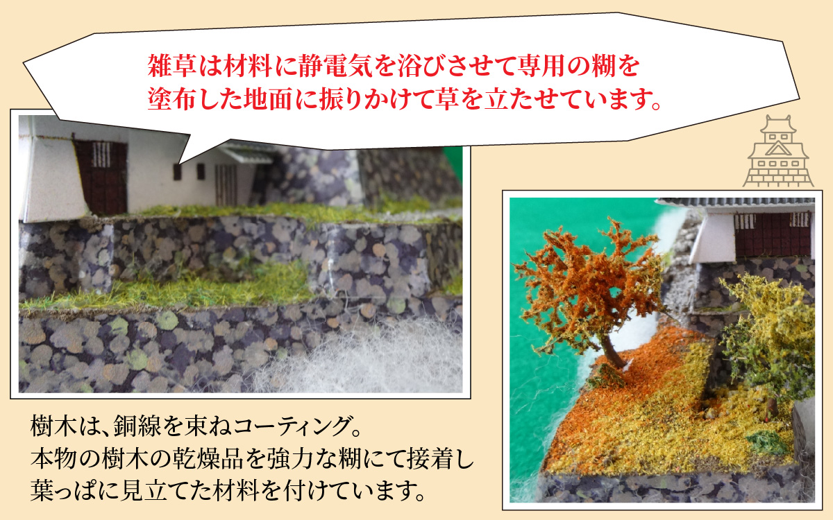 天空の城 越前大野城 ジオラマ 秋バージョン(2025ver.) [A-045002]