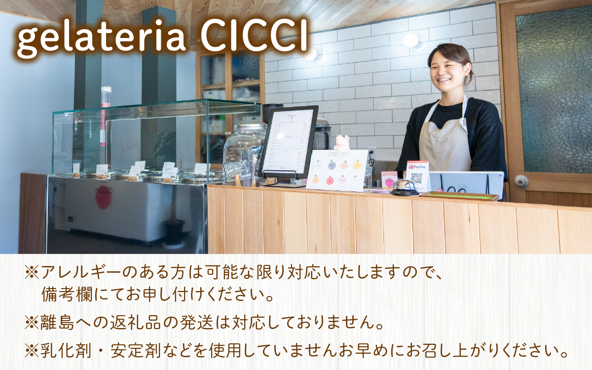 越前大野の「名水ジェラート」おまかせ 8個セット