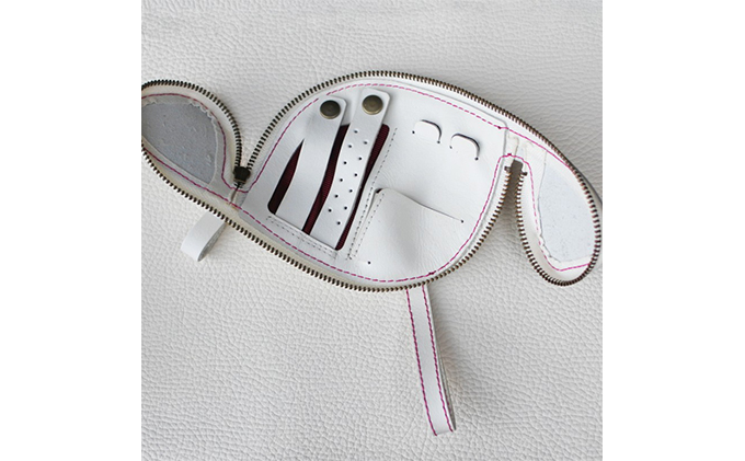 本革ジュエリーケース・螺旋　茶