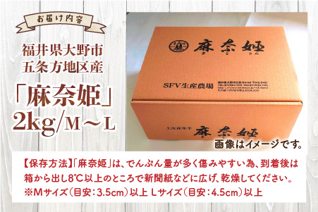【年内お届け】上庄里芋「麻奈姫」2kg「農家直送」
