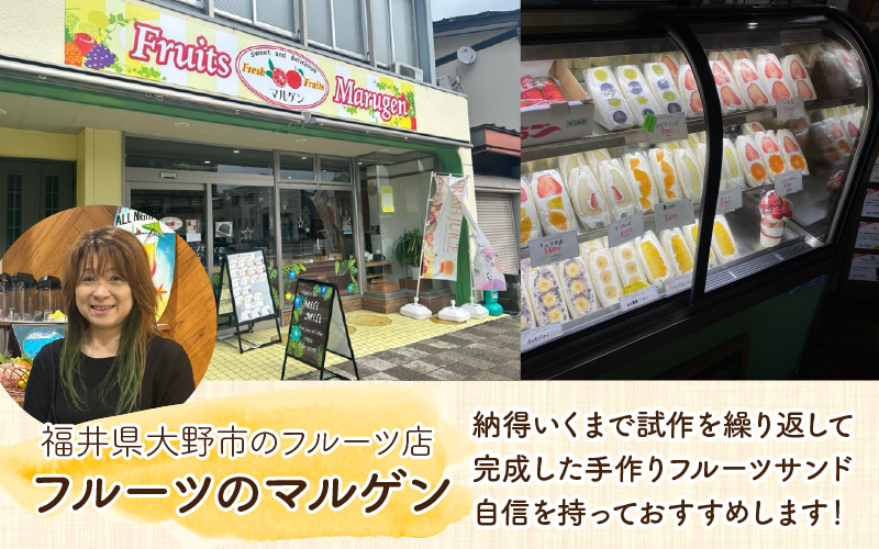 フルーツ店の店主が厳選！「季節のフルーツサンド5個セット」【配達地域限定】