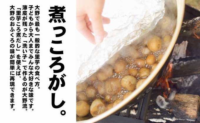 【年内発送】【詰め合わせ】こだわりの 上庄里芋「らくらく煮っころがしセット」化学肥料不使用・農薬50％以上カットの特別栽培里芋 農家直送