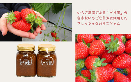 べり果の自家製いちごジャム（230g×２）【A-045011】