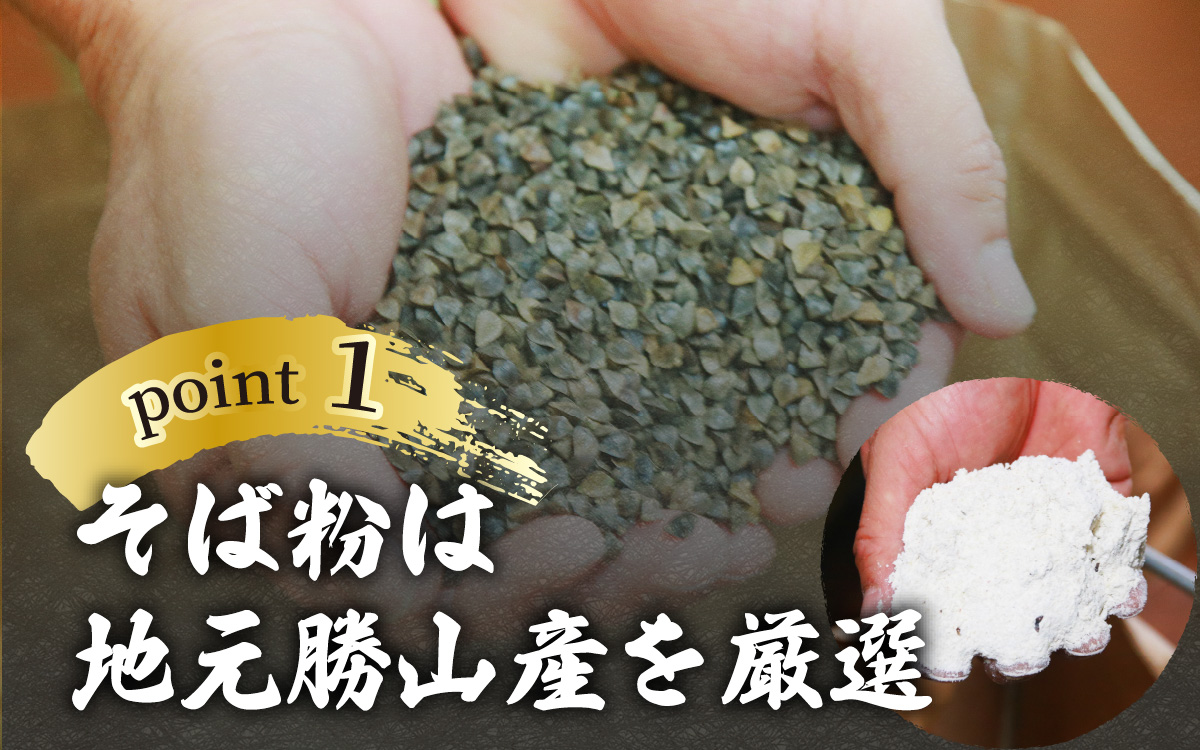 雪室半生そば 8人前（100g/1人前×8個セット） 濃縮だし付 [A-077006]