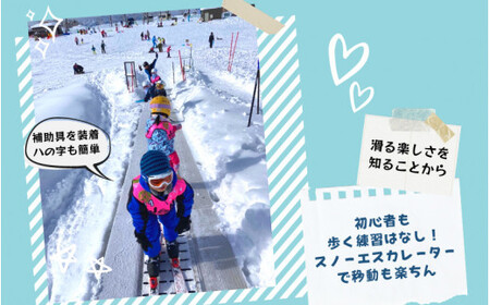 【子供】【マスター270分】スキー グループレッスン 受講券（1名様） [F-033002]