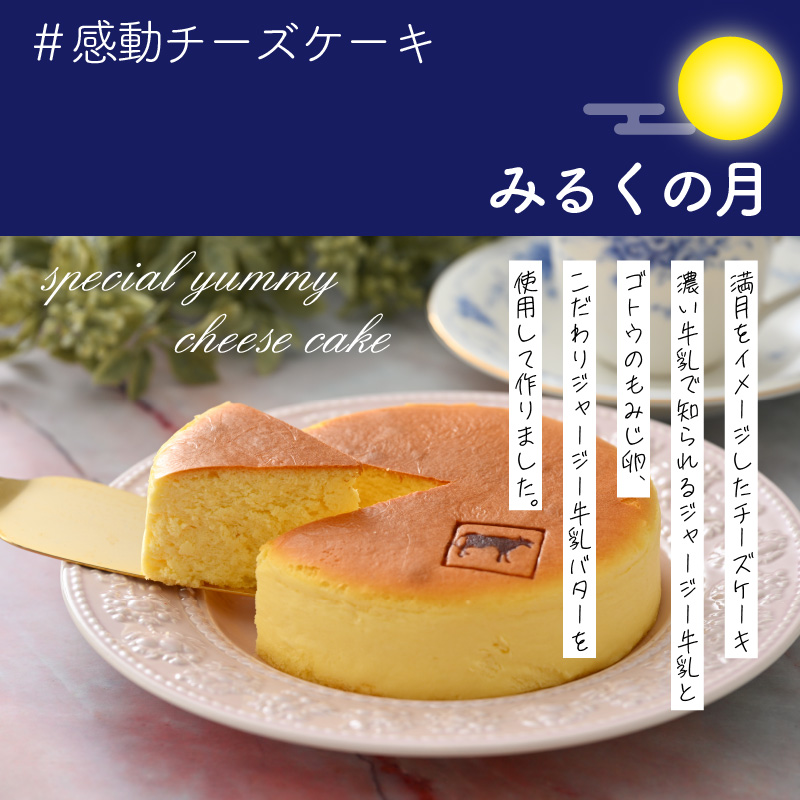 ジャージー牛乳の濃厚な味わい!ラブリー牧場チーズケーキ2種セット [A-014001]