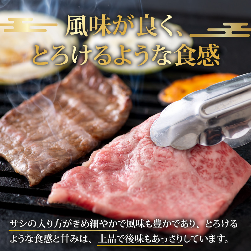 【福井のブランド牛肉】若狭牛 上カルビ 焼肉用 350g×1パック [B-058001]