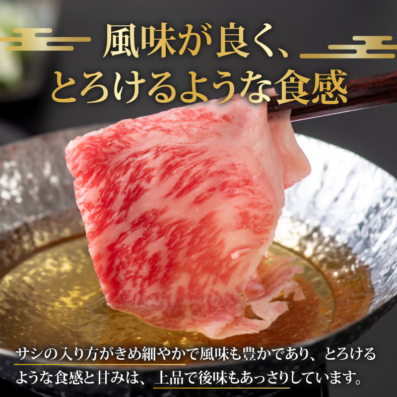 【福井のブランド牛肉】若狭牛 ロース・肩ロース肉 しゃぶしゃぶ用 500g（250g×2パック） [C-058004]