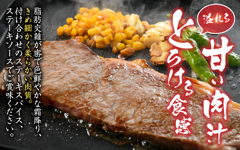 福井県産若狭牛サーロインステーキ約150g×2枚セット [A-012005]