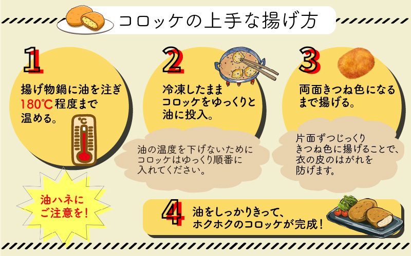 ＜福井県内産若狭牛＞若狭牛コロッケ(冷凍)20個入り [A-012007]