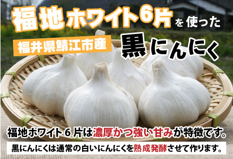 福井県鯖江市産 黒にんにく 60g × 3パック（計 180g）