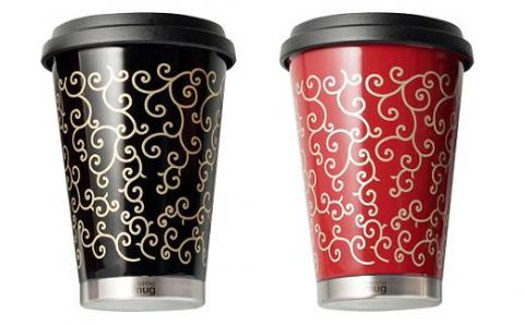 うるしモバイルタンブラー　唐草　朱 朱