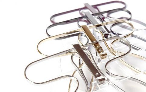 眉骨で支える拡大鏡「さばえルーペ」　ピンクゴールド [E-07201c]