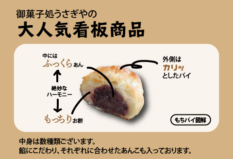 御菓子処うさぎや看板商品『もちパイ』