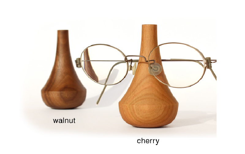 【Hacoa】めがねをおしゃれに飾る『Glasses Stand Swing』チェリー チェリー