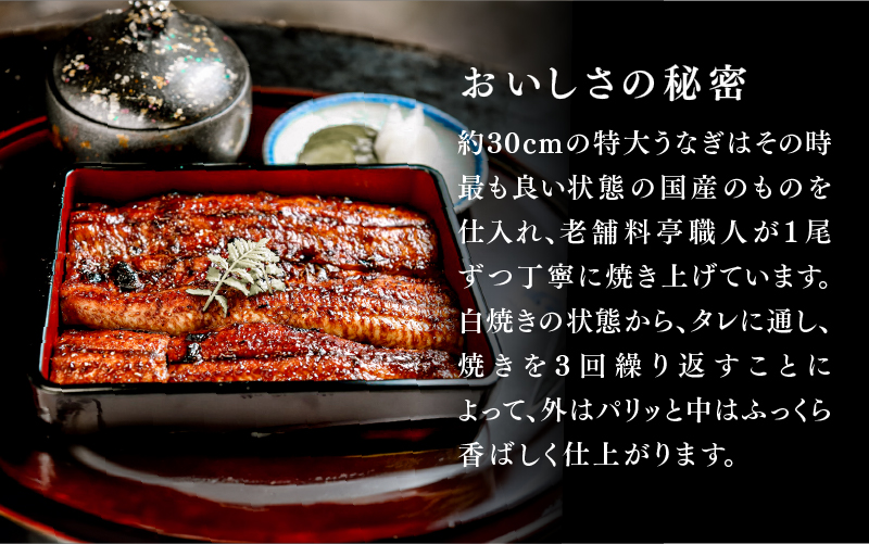 うなぎの蒲焼【特大サイズ１尾】 【特大サイズ１尾】
