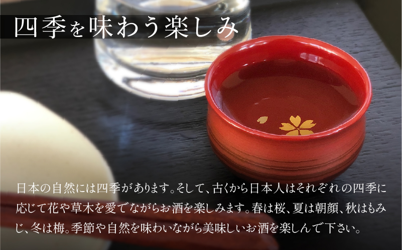 つぼみ ぐい呑み 四季コレクション 桜 桜