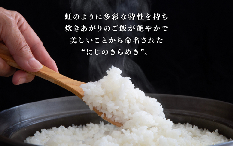 【令和7年産 新米！】【2025年11月以降 順次発送予定】【数量限定！200袋限定販売！！】にじのきらめき　通常便（1回配送）計10kg（5kg×2袋） 通常便（1回配送）計10kg（5kg×2袋）