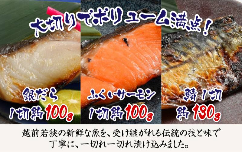 食の力セット 極（銀だら・福井サーモン・鯖）13種 [C-10301]