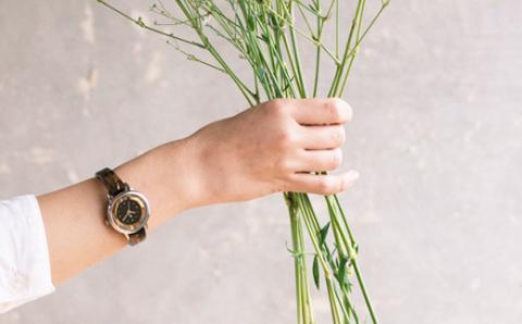 『IGATTA COLLETTI☆ バングルウォッチ・レディース』 ゴールドモザイク ゴールドモザイク