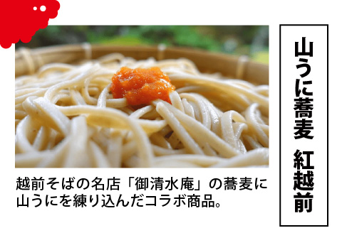 鯖江の伝統薬味 山うに＆蕎麦セット 中辛 中辛