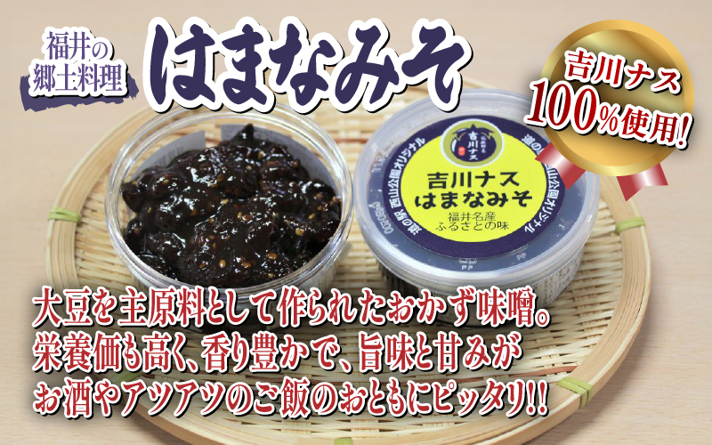 期間限定 吉川ナス（中サイズ）9個 & ごはんのお供 吉川ナスはまなみそ 3個セット