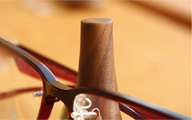 【Hacoa】めがねをおしゃれに飾る『Glasses Stand Swing』チェリー チェリー