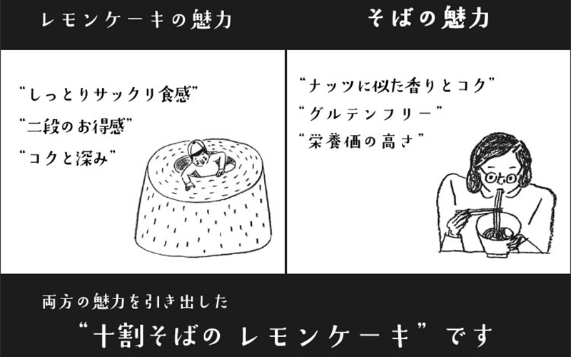  ～ "十割そば粉のレモンケーキ"無添加・無農薬・グルテンフリー【8個お徳用】 8個入り
