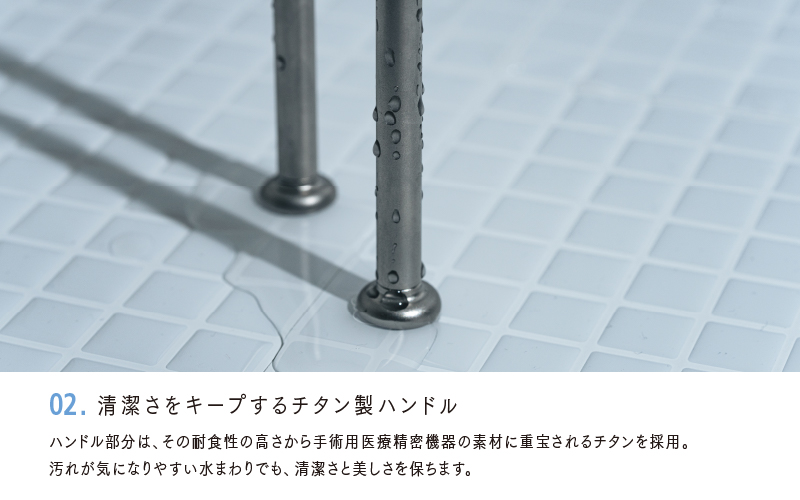 adelie 舌ブラシセット (ハンドル1本＋替え舌ブラシ1個)　アイスブルー アイスブルー