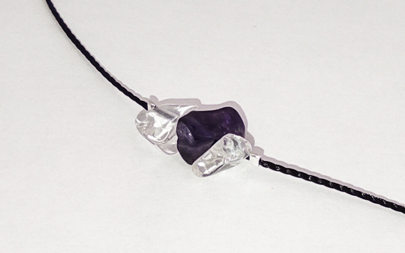 ハンドメイド天然石メガネチェーン