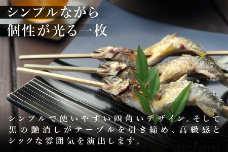 吹上皿 渕銀 コレクション 大 日本製 おしゃれ モダン プレート 角 涼風 涼風