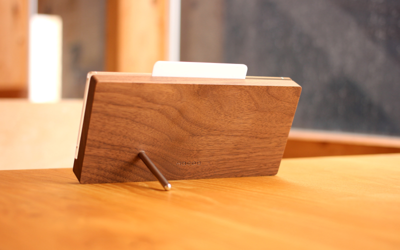 【Hacoa】木の経年変化を楽しむ卓上万年カレンダー チェリー 「Desk Calendar Eternal」 チェリー