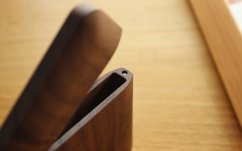 【Hacoa】おしゃれで美しいデザインの木製名刺入れ チェリー「Card Case Gentle」 チェリー