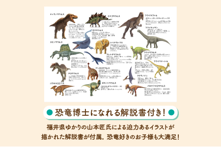～恐竜王国福井～がおがおがお！16匹の恐竜たちのパズル！！