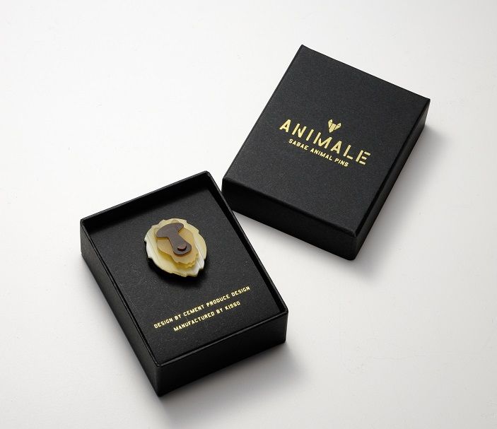 めがね素材で作る『ANIMALE（アニマーレ）Sabae アニマルピンズ』 ライオン ライオン