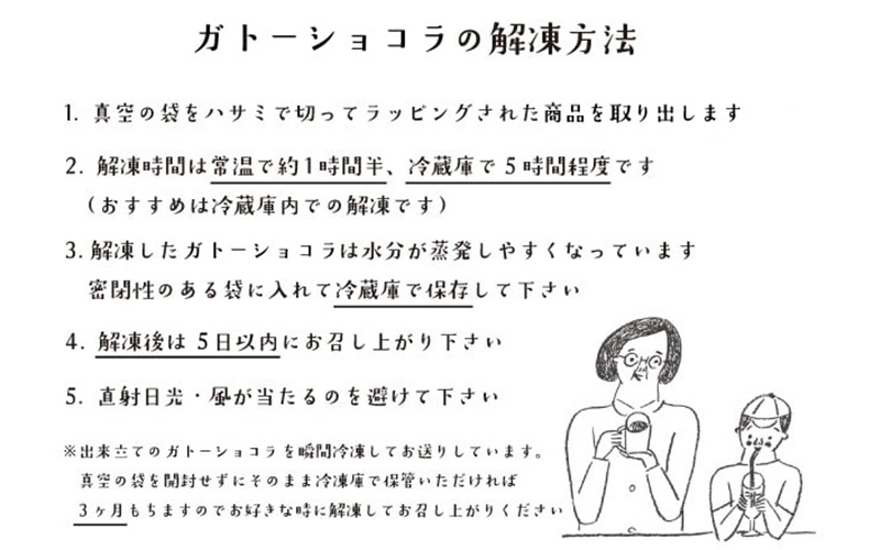 "とろける生ガトーショコラ" 5個入り 無添加・無農薬・グルテンフリー ショコラ ショコラ