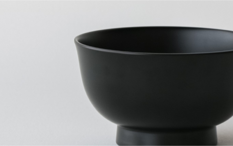 【大本山永平寺御用達　漆琳堂】1793年創業の老舗漆器屋が展開するマットな上質感のある汁椀朝倉椀黒4寸 黒 4寸