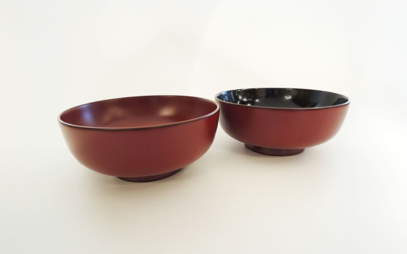 伝統工芸品～温かみ感じる椀『越前漆器　ごはん椀ペア』