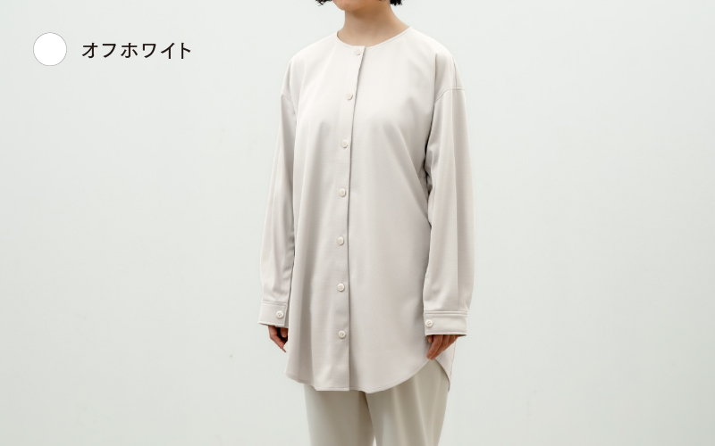 クルーネックチュニックシャツ オフホワイトXS-S / keamu オフホワイト XS-S