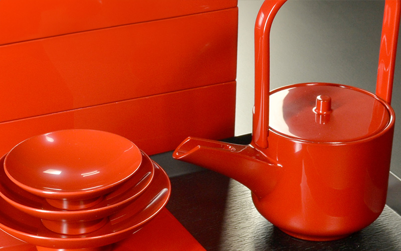 屠蘇器 漆塗り酒器 銚子 お屠蘇 迎春 おせち お正月 朱 朱