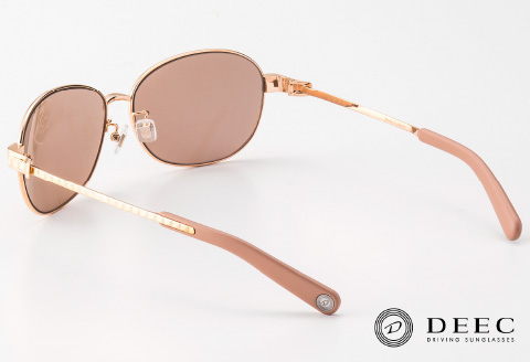 ドライビングサングラス『DEEC　Pescara』　ローズブラウン ローズブラウン 『DEEC　Pescara』