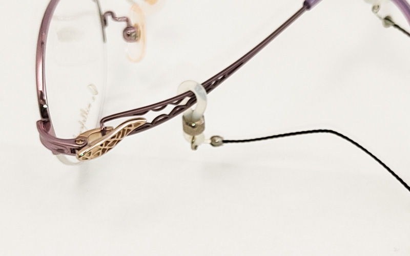 ハンドメイド天然石メガネチェーン