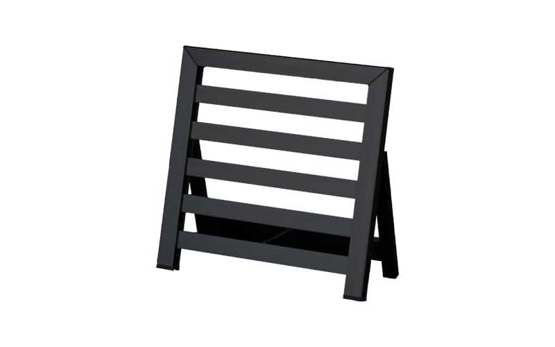 簡易フェンス ボーダータイプ/家まわり防犯･侵入防止柵 ブラック ブラック