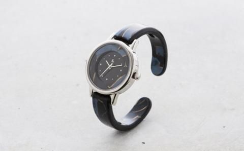 『IGATTA COLLETTI☆ バングルウォッチ・レディース』 ブルーモザイク ブルーモザイク