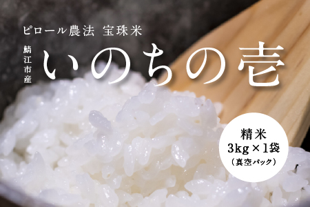 【令和7年産】ピロール農法 宝珠米 いのちの壱