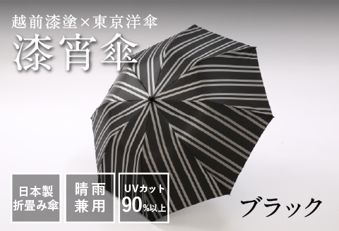 漆宵傘（しつよいかさ） ブラック ブラック