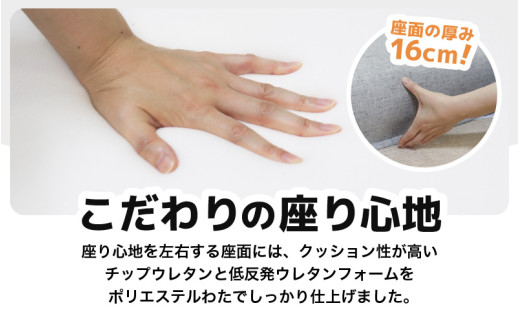 【ブラウン】ソファみたいな座椅子 ニーノ 1人掛け [aw055-c002_03]