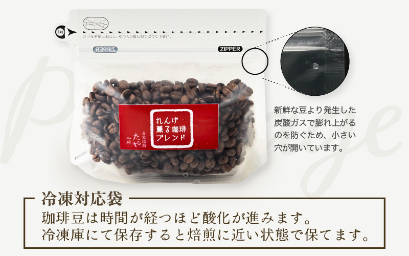 【粉タイプ】れんげ薫る珈琲ブレンド150g×3袋（計450g） [aw057-a004_01]