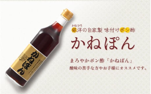 「万能」特選ぽん酢 昆布だし かねぽん 2本セット ノンオイル【調味料 ポン酢 鍋 グルメ 人気 お取り寄せ 常備アイテム 福井県】 [e52-a002]