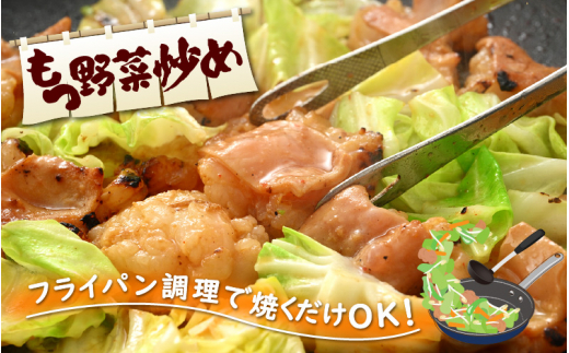 国産牛 上ホルモン 計500g（250g × 2袋）シマチョウ・ぷるぷる小腸のセット 旨みそダレ漬！【 お手軽 小分け BBQ バーベキュー 】 [e03-a016]